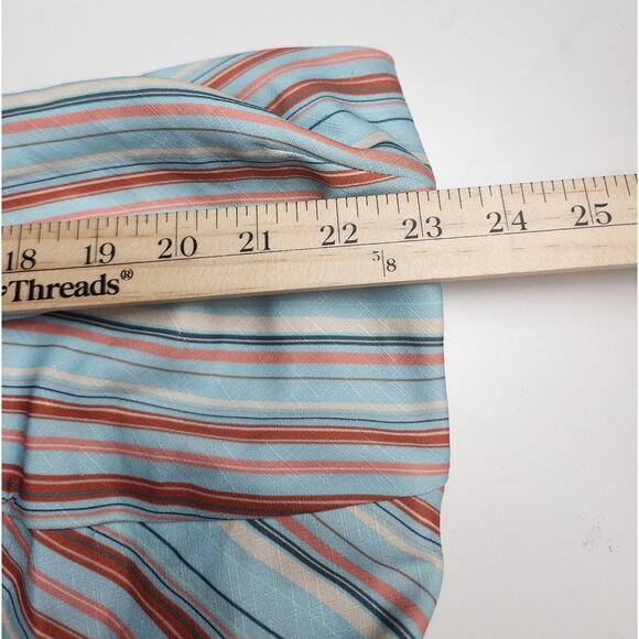 Unique Vintage Jumpsuit Womens 3X Striped beachy Wide leg funky cropped Summer - Picture 7 of 13